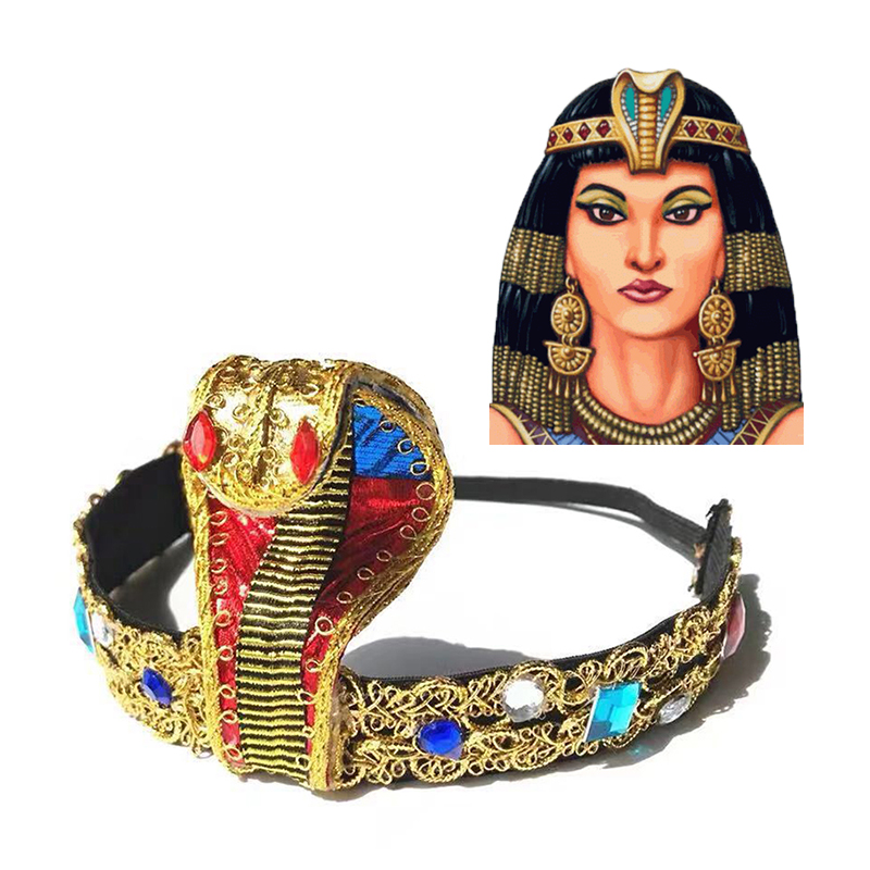Women Accessories In Egypt - Yılan şekilli başlığı kleopatra Headdress mısır