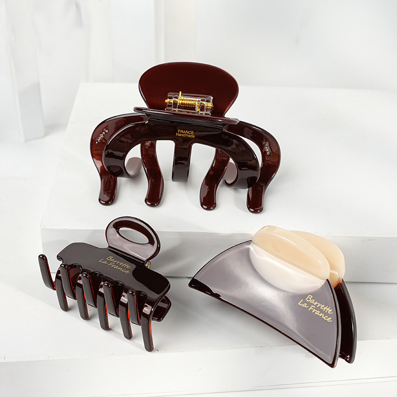 Women Accessories Shop Design - Zarif fransız tasarım asetat saç takı