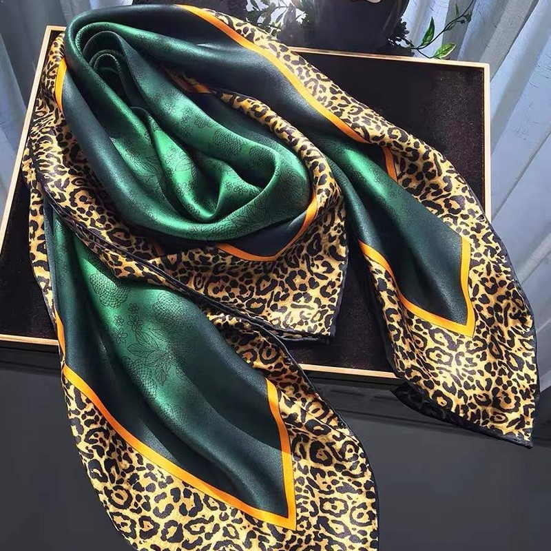 Accessories Brand For Women - [BYSIFA] Yeni Zümrüt Yeşil ipek eşarp