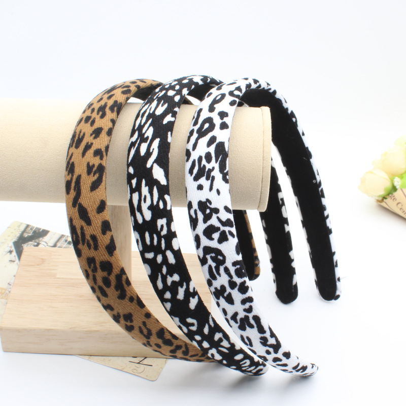 Women'S Accessories Go Outdoors - Yeni stil Leopard tahıl saç bandı