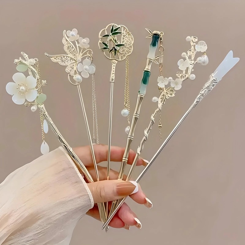 Women Accessories Shop Design - 1/6 adet zarif çin tarzı püskül
