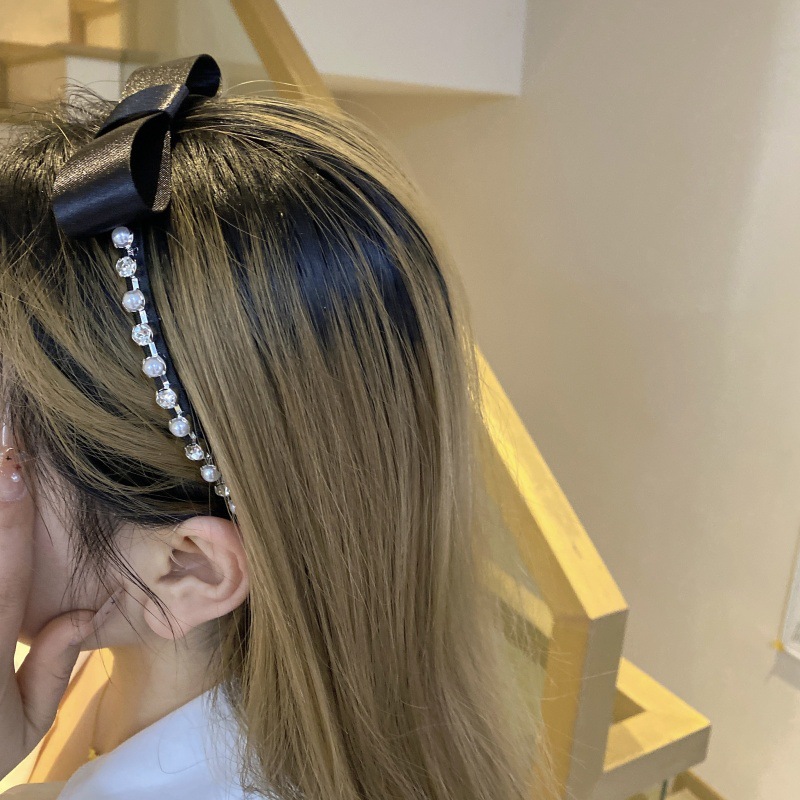 Women'S Accessories Go Outdoors - Kore Moda Hairband Kumaş Yay ile
