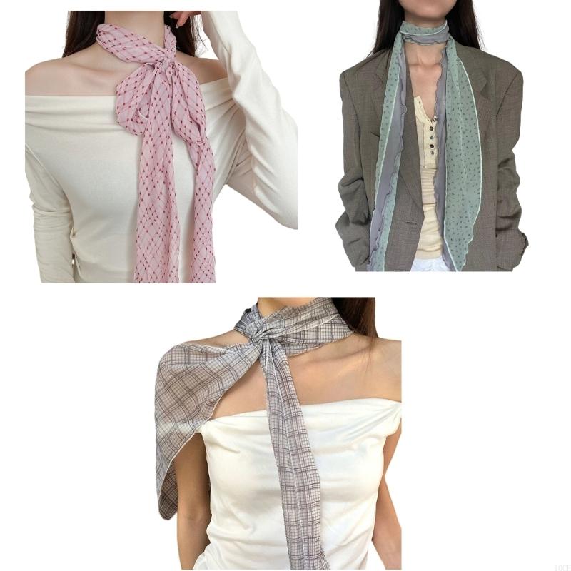 Women'S Accessories Go Outdoors - Kadınlar için Damalı Uzun Gerdanlık Eşarp