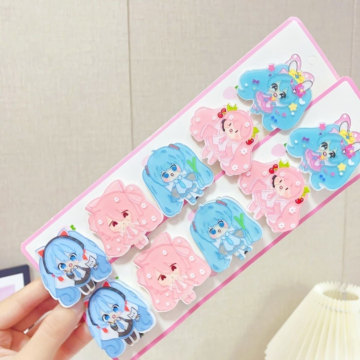 Women'S Accessories List - Hatsune Miku çizgi film saç tokası