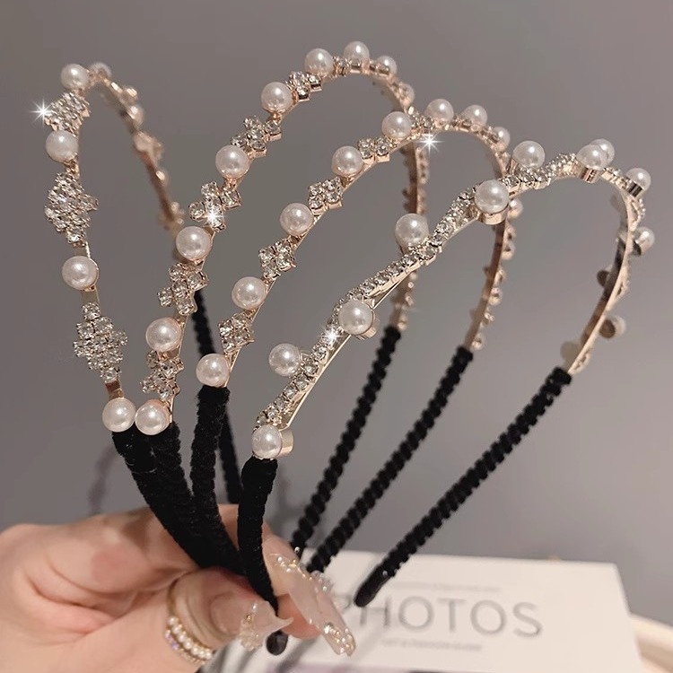 Women'S Accessories Go Outdoors - Retro inci taklidi ince kenarlı saç