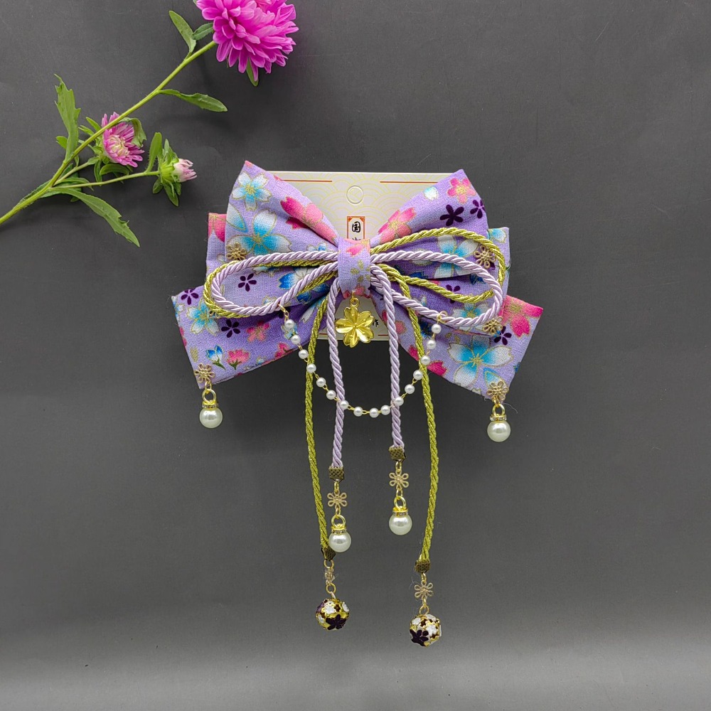 Women'S Kimono Accessories - Kişilik Japon Tarzı Sakura Yay Saç