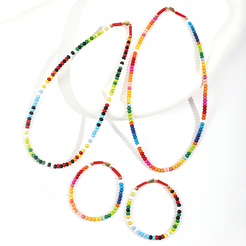 Boho gökkuşağı kolye takı topt - Women'S Accessories Wholesale Suppliers incelemesi ve fiyatı