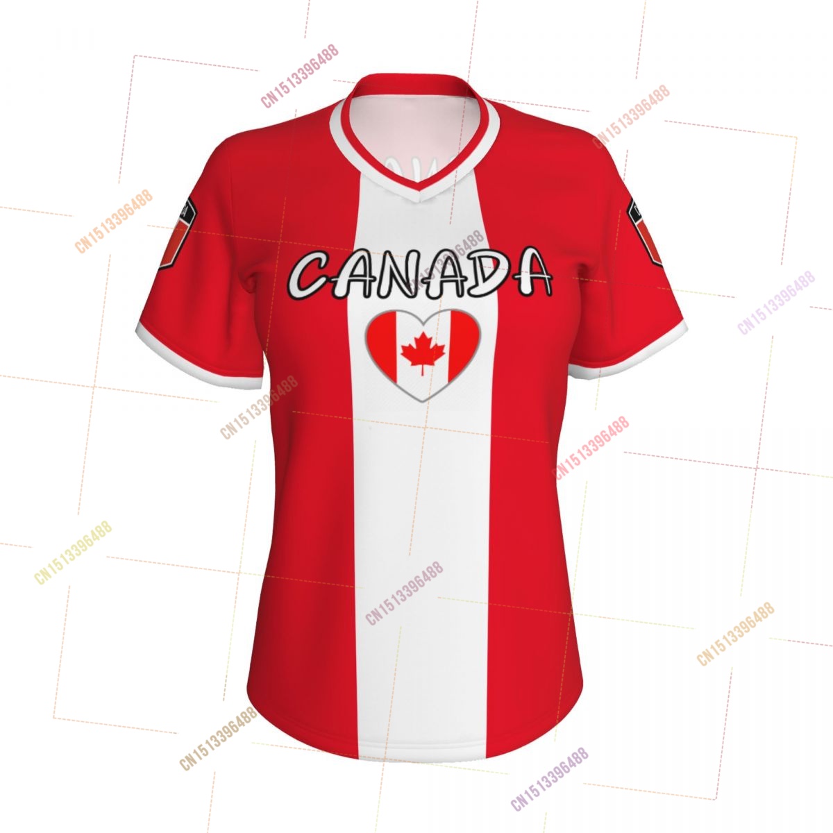 2026 Kanada Bayrağı Gömlek Kad - Women'S Accessories Canada incelemesi ve fiyatı