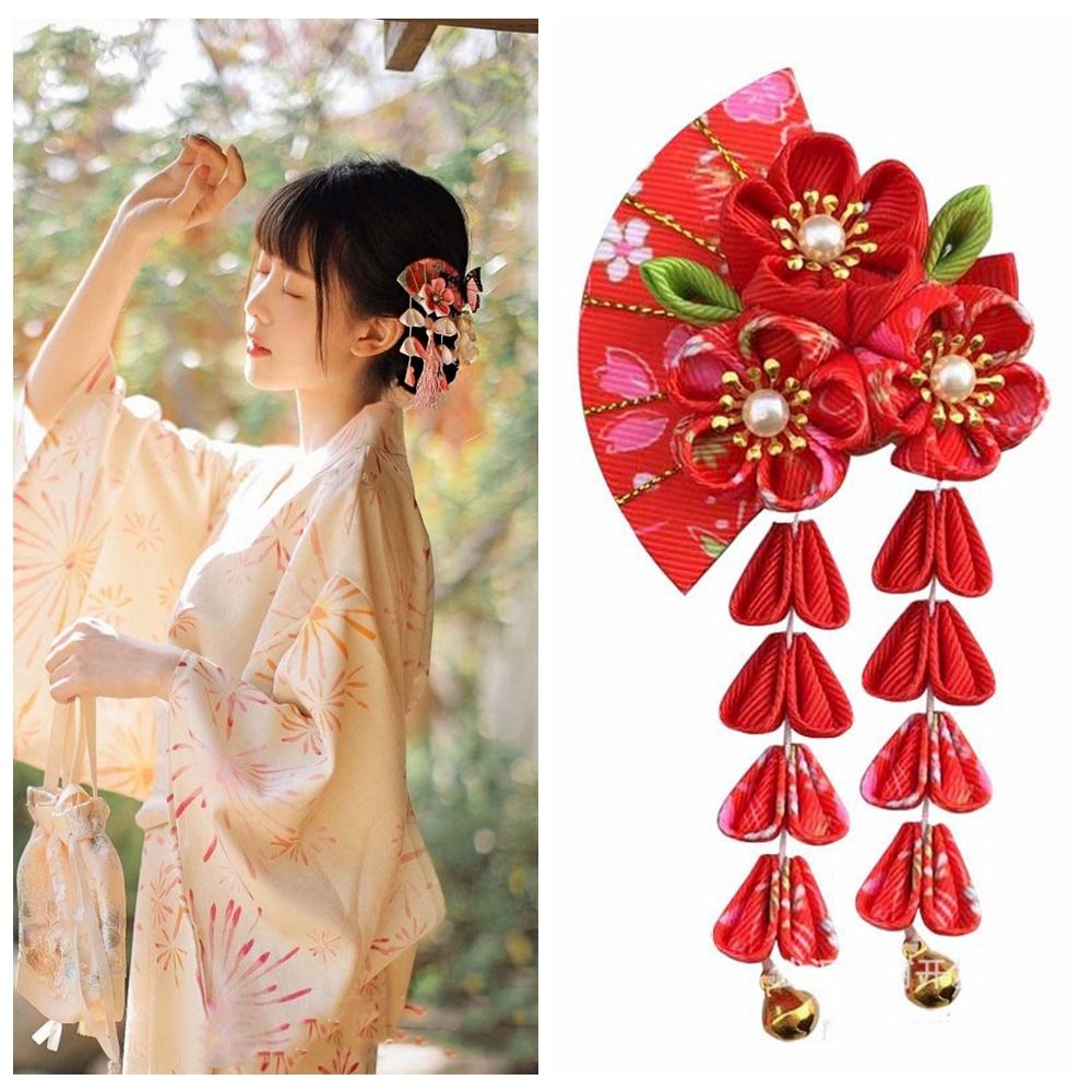 Püsküllü Yelpaze Saç Tokası Çi - Women'S Kimono Accessories incelemesi ve fiyatı