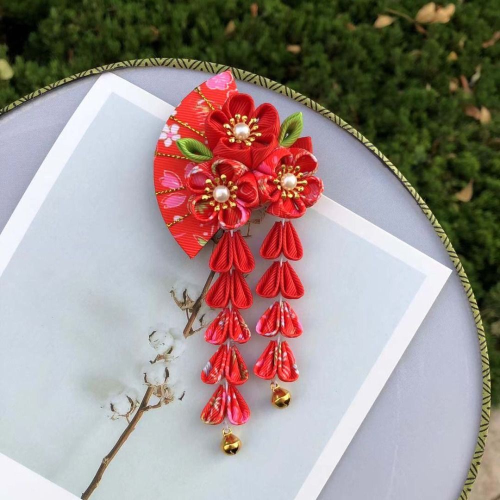 Püsküllü Yelpaze Saç Tokası Çi - Women'S Kimono Accessories incelemesi ve fiyatı