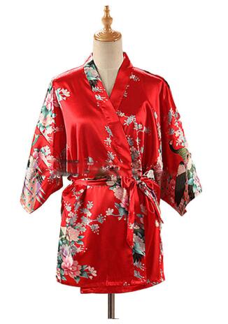 Bağcıklı Kadın Tavuskuşu Baskı - Women'S Kimono Accessories incelemesi ve fiyatı