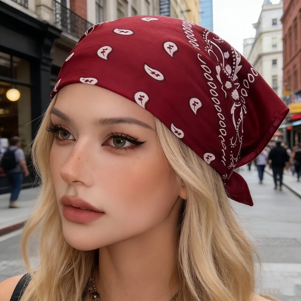 Retro Şarap Kırmızı Kare Banda - Women'S Accessories Go Outdoors incelemesi ve fiyatı