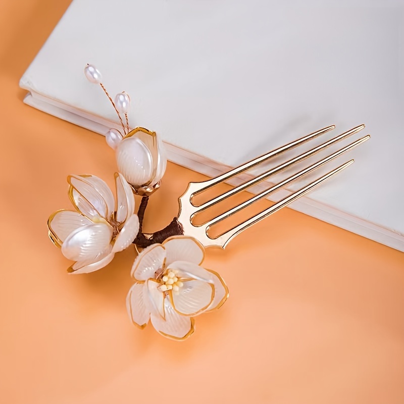 Çin tarzı kabuk manolya çiçek  - Women'S Accessories List incelemesi ve fiyatı